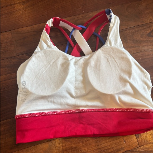 Born Primitive- SZ M USA Flag Ignite Sports Bra Red, White, Blues - Picture 4 of 8